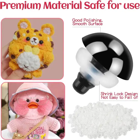 1000 Pcs Safety Eyes and Noses for Crochet {2}