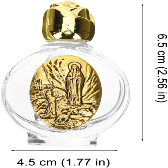 2pcs Empty Glass Holy Water Bottles {2}