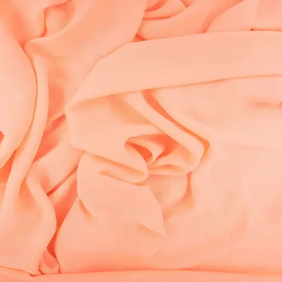 1 Yard Wool Dobby Solid Woven Fabric Soft Textured Drapery Upholstery 57/58" Width NEON SALMON {2}