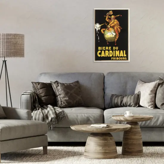 Stupell Industries Antique Cardinal Beer Poster Wall Plaque By Marcus Jules {2}