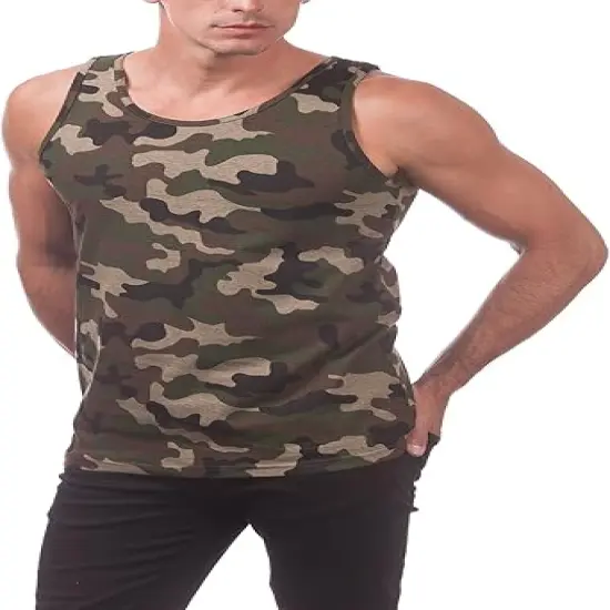 Men's Cotton Tank Top | RADYAN&reg; BLACK {5}