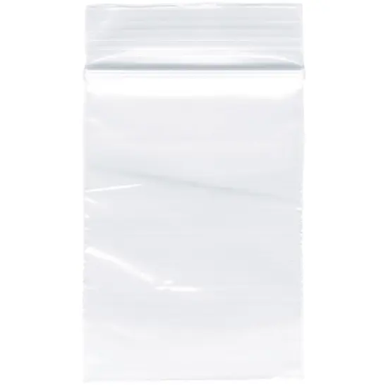 Plymor 2" x 3", 2 Mil Zipper Reclosable Plastic Bags {1}