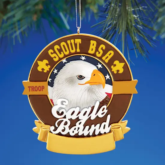 Collections Etc Eagle Bound Boy Scouts of America Christmas Ornament {1}