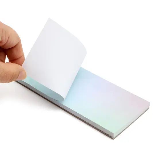 8 Pack Watercolor Pastel Sticky Notes, Gradient Color To Do Notepads (5.5 x 2.35 In, 50 Sheets Per Pad) Multicolor {4}