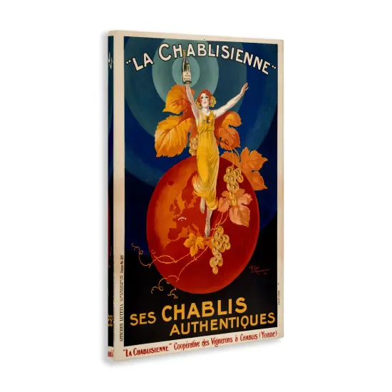 Stupell Industries Vintage Champagne Advertisement Canvas Design by Marcus Jules {3}