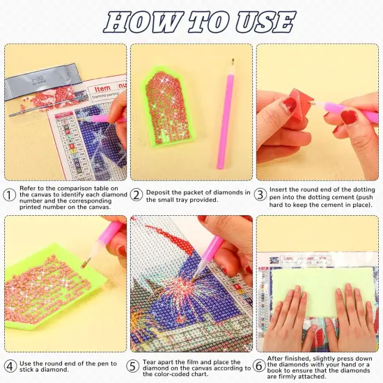 4 Sets Moth and Moon Diamond Painting {2}