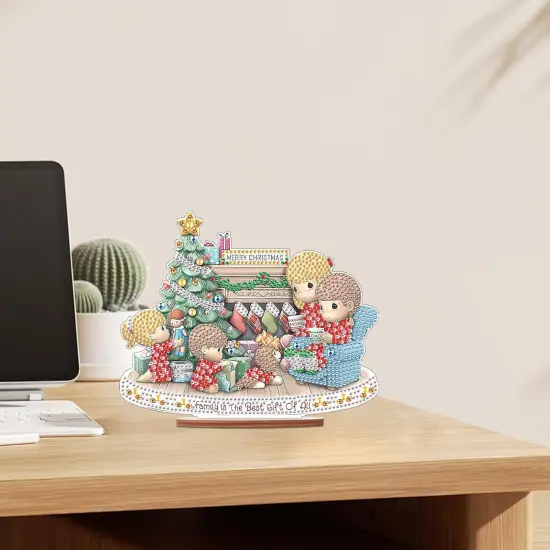 DIY Christmas Diamond Art Painting Tabletop decoration {4}