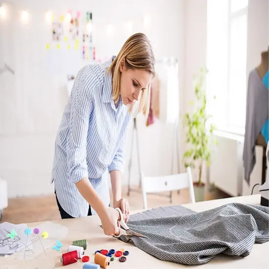 200pcs Sewing Pins Flat Head Straight Pins with Butterfly {4}