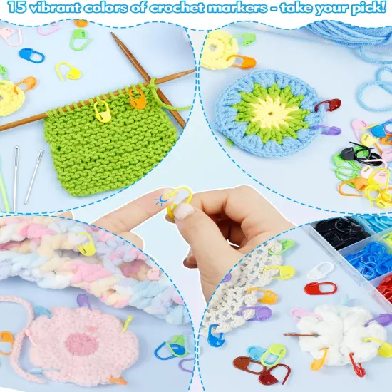 220/900 Pieces Stitch Markers {2}