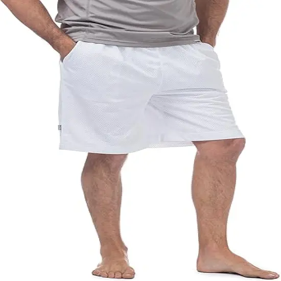 Comfortable Mesh Athletic Shorts | RADYAN&reg; GRAY {3}