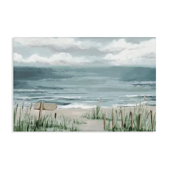 Stupell Industries Sprouting Beach Grasses Canvas By Hannah Dawson {1}