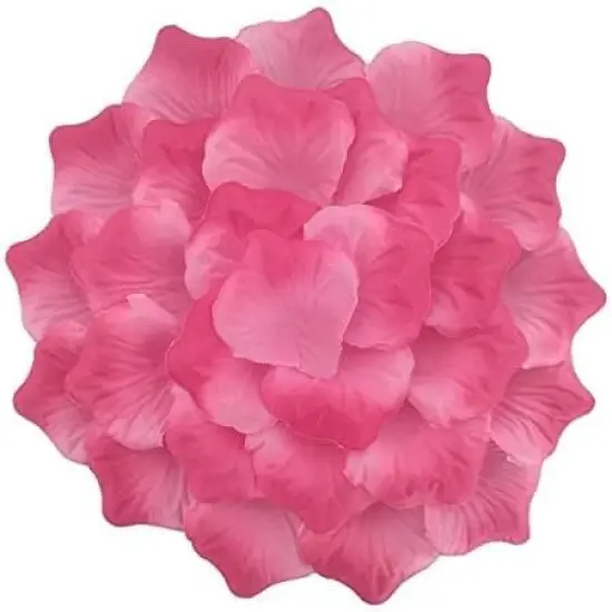 Separated Gradient Pink Rose Petals,1520 Pcs Fake Rose Petals,Valentines Day Rose Petals,Fake Flower Petals for Weddings {4}