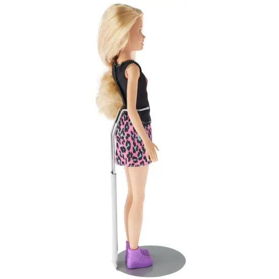 Plymor DSP-5125S Silver Adjustable Doll Stand, fits 10, 11, and 12 inch Slim Waist Dolls, Waist is 1.125" - 1.5" wide, 3.25" - 4" around {7}