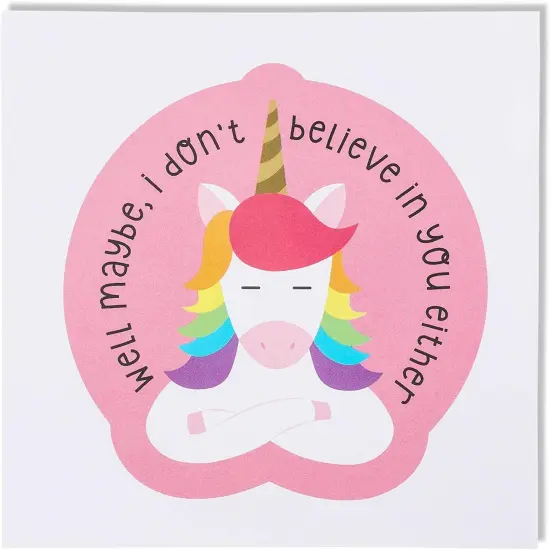 Unicorn Stickers for Decorating Laptops, Water Bottles (6 Designs, 6 Pack) Multicolor {7}