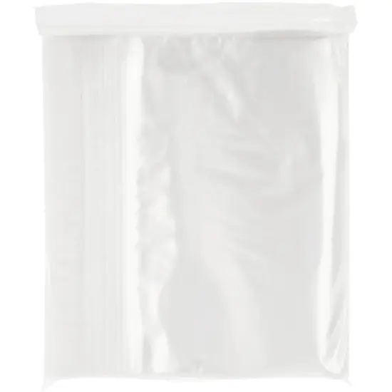 Plymor 9" x 6", 2 Mil Zipper Reclosable Plastic Bags {4}