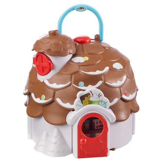 Timber Tots: The Pine Cone Snack Bar - 5pc Dessert Toy Playset, Penguin Animal Figurine, Open & Reveal Treats Shop, Pop-Up Feature, Kids-Toddler 18Mo+ {4}