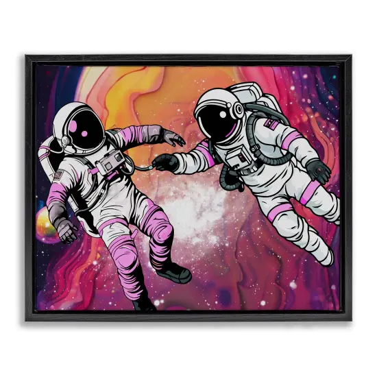 Stupell Industries Swirling Cosmic Space Astronauts Floating Frame Design by Jesse Keith {7}