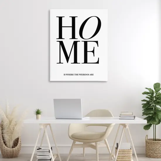 Stupell Industries Where The Weirdos Are Canvas By House of Lulu {2}