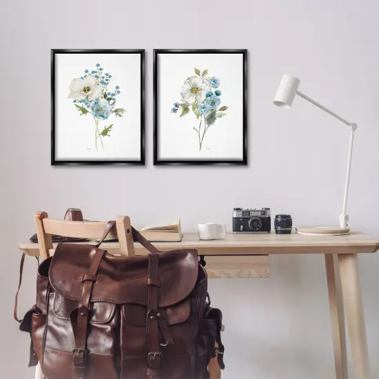 Stupell Industries Charming Mixed Blossom Florets 2pc Floating Frame Set By Livi Finn {2}