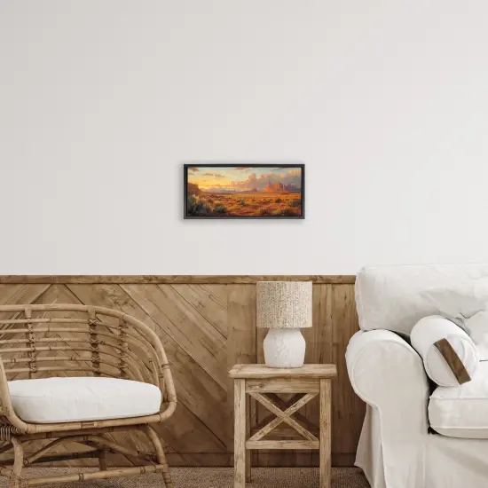 Stupell Industries Distant Plateau Canyon Floating Frame, design by Petal Prints Design {2}