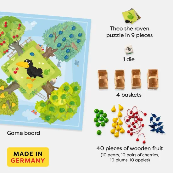 HABA Orchard Game - A Classic Cooperative Introduction to Board Games for Ages 3 and Up (Made in Germany) Multicolor {3}