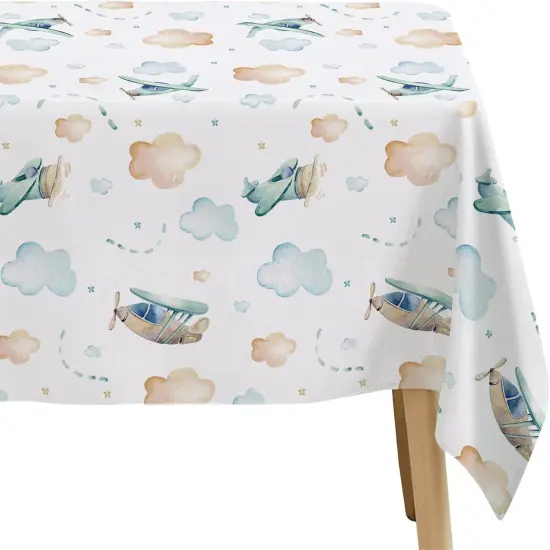 Airplane Party Decorations Tablecloth {5}