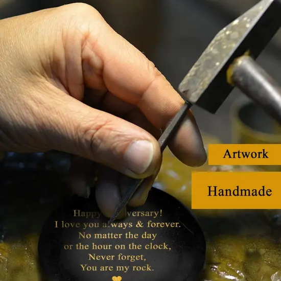 Happy Anniversary Decorative Stones Rock {5}