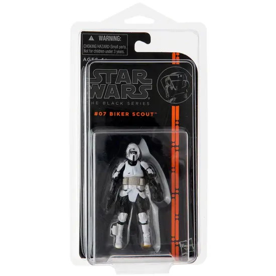 Protech STAR6 Star Case Storage / Display ONLY for Small Star Wars Black Series Featuring Orange Stripe Carded 3.75" Figures, 4.875" W x 9" H x 1.625" D {4}