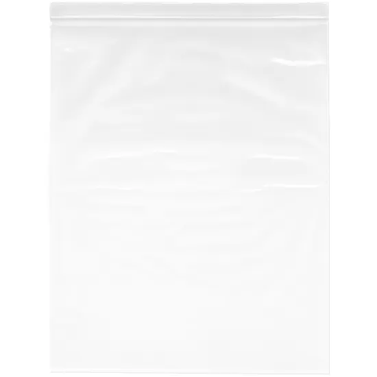Plymor 18" x 24", 4 Mil Heavy Duty Zipper Reclosable Plastic Bags {1}
