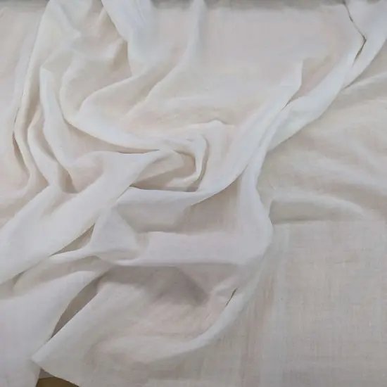 1 Yard Double Gauze Cotton Fabric Off white 55/56&Prime; Wide Lightweight for Baby & Apparel Sewing {2}