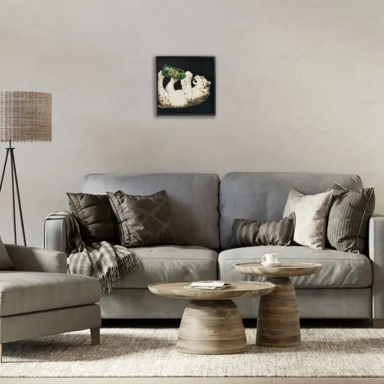 Stupell Industries Leopard Absinthe Bottle Framed Giclee By Annabelle Hall {8}