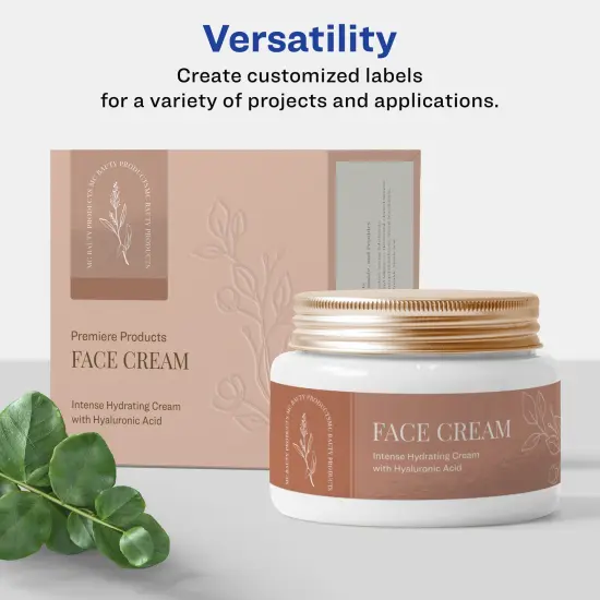 Avery Glossy White Rectangle Labels with Sure Feed, 1.75" x 7.75" {2}