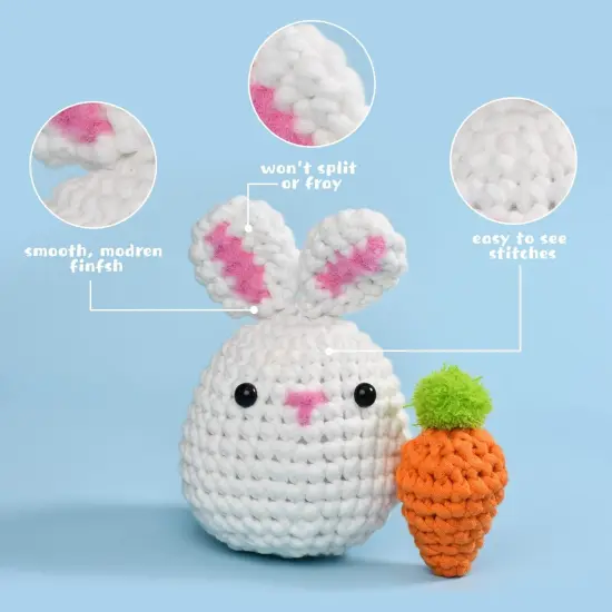 Crochet Kits for Beginners Stuffed Animal Knitting Sets {3}