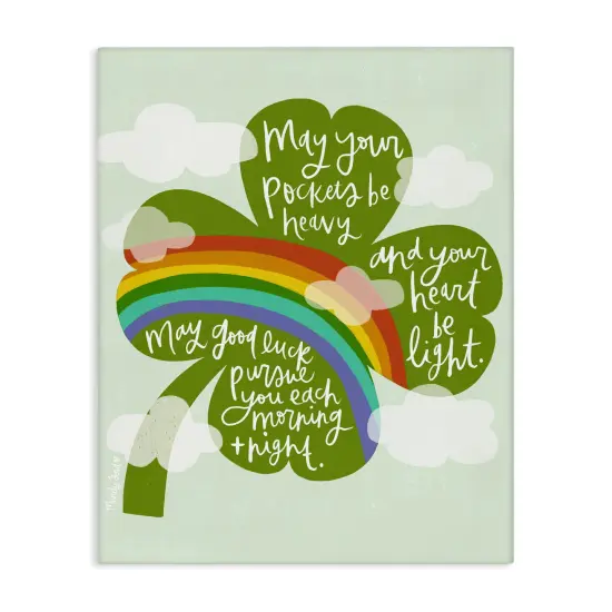 Stupell Industries Uplifting Good Luck Rhyme Canvas Design by Mandy Ford Art + Illustration {1}