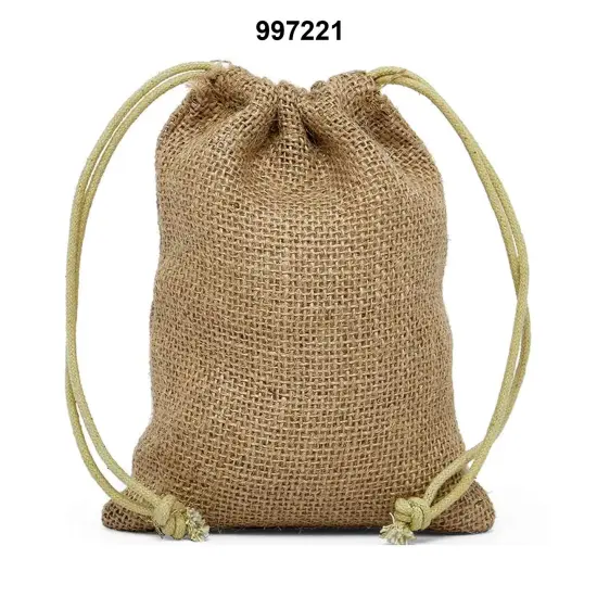 Colored Jute Bag 6" x 10" Ideal for Larger Items {3}