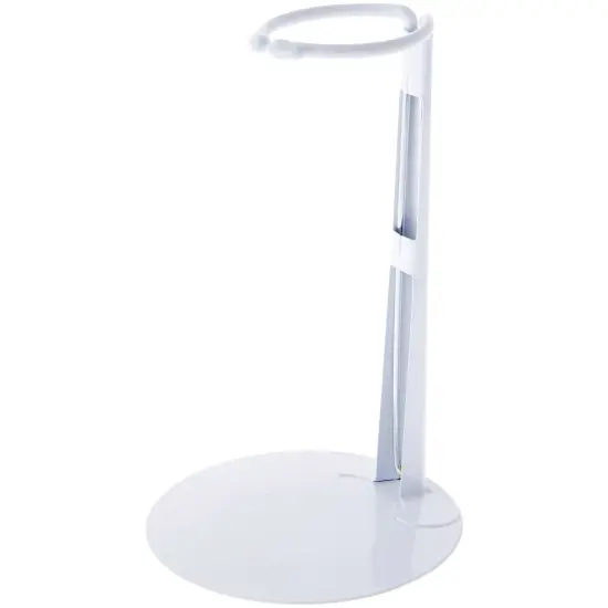 Bard's 793W White Adjustable Doll Stand, fits 12 to 18 inch Dolls, waist width adjusts from 1.875 to 2.5 inches {1}
