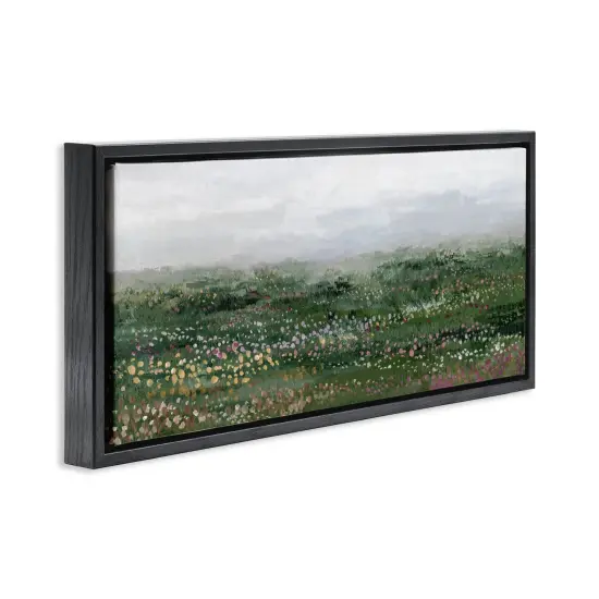 Stupell Industries Dotted Rural Meadow Scene Floating Frame By Hannah Dawson {9}