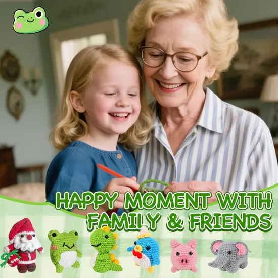 6Pcs Animal Crochet Kits {5}