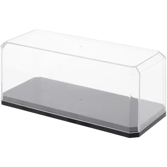 Pioneer Plastics 143C-BC Clear Plastic Display Case with Base for 1:43 Scale Cars, 6.125" W x 2.625" D x 2.25" H {1}