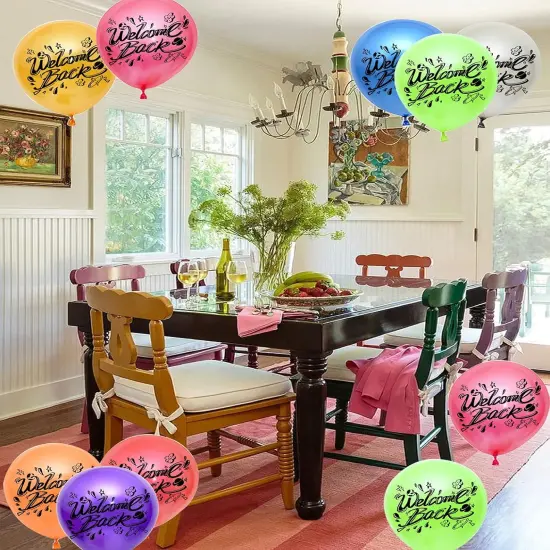 Welcome Back Balloons Decoration Tropical Balloons Mixed {2}