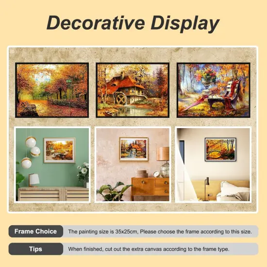 12&times;16 Inch - 10 Pack Diamond Painting Kits for Adults {5}