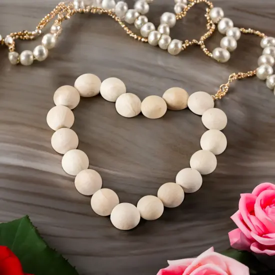 100 Pack Half Wooden Spheres for Crafts, 1-Inch Split Wood Balls for Home Decor, Gnome Noses Brown {2}