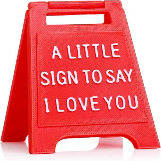 Mini Romantic I Love You Sign Party Decor {1}