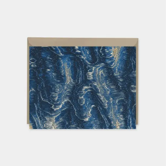 Indigo Wood Texture Note Cards {1}