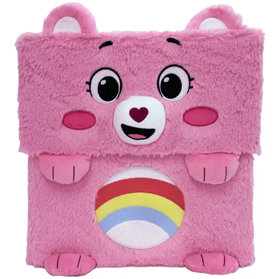 Care Bears: Storables 12" Box - Cheer Bear - Pink Character Themed Bin, Fabric Storage Container, Opening Top Lid, Holds Toys, Books & More, Licensed {1}