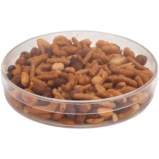 Pioneer Plastics 170C Clear Round Petri Dish Plastic Container, 6" W x 1" H {6}