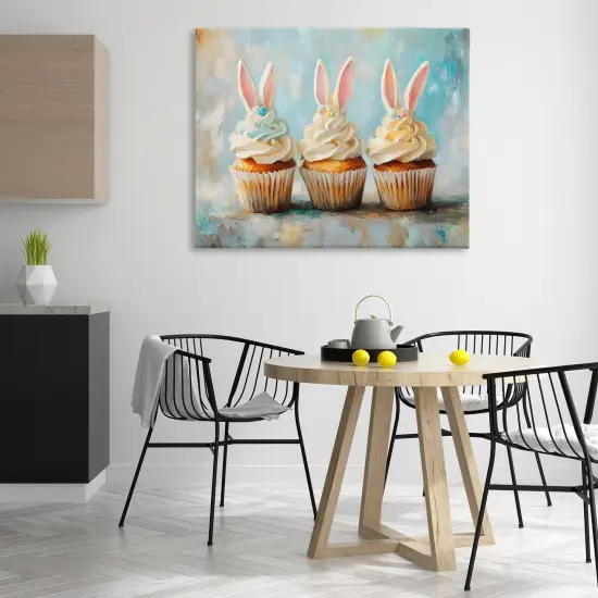 Stupell Industries Festive Bunny Ear Cupcakes Canvas By Franklyn Gregory {2}
