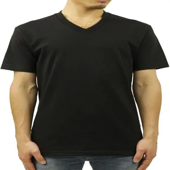 Short Sleeve V-Neck Shirt | RADYAN&reg; SAFETY GREEN {4}