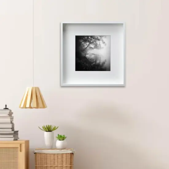 White Frame with Mount, 19&frac34;x19&frac34;" &ndash; Deep Gallery Frame, Easy No-Nail Hanging! {1}