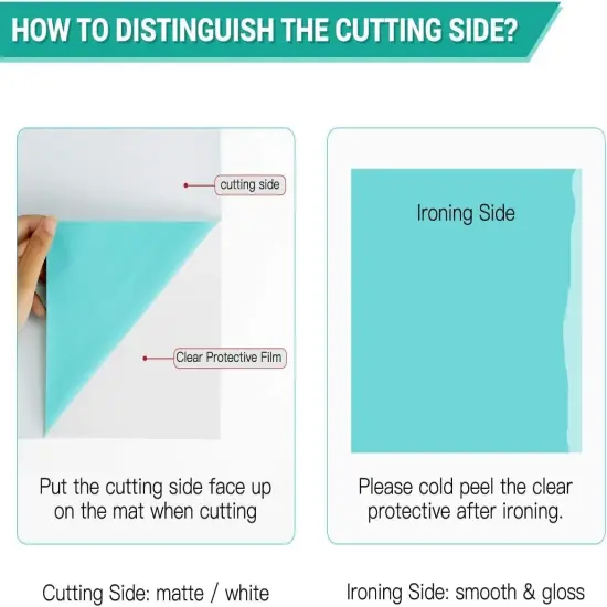 24 Pack 12"x12" Iron on Vinyl Sheets for T-Shirt, 21 Assorted Colors - 1 Teflon Sheet {4}